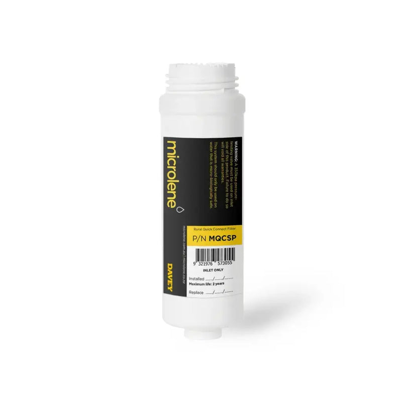 Davey Microlene MQCSP Underbench Replacement Filter - Rainwater & Tank Water, 1 Micron NZ by Filtration Station NZ