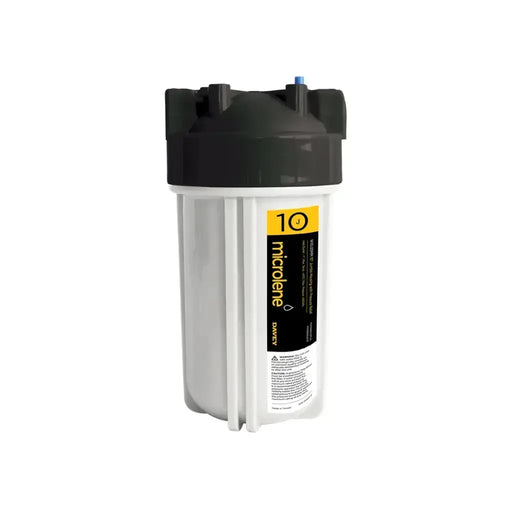Davey Microlene 10" Jumbo Filter Housing - WaterMark Certified, 25mm Ports, Whole House NZ by Filtration Station NZ