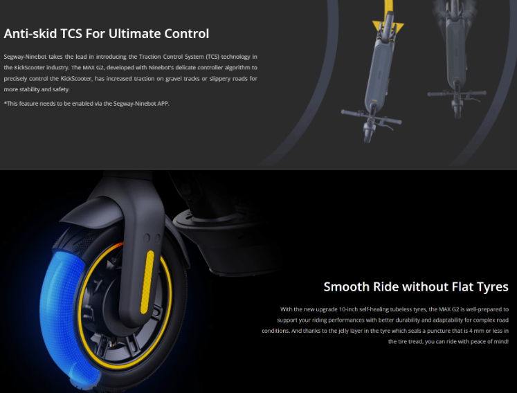 Kiwi eRide Kiwi eRide Segway Ninebot G2 MAX Electric Scooter Segway Ninebot G2 MAX Electric Scooter