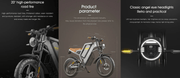 Kiwi eRide Kiwi eRide Coswheel E bike GT20 Electric Bike Coswheel E bike GT20 Electric Bike