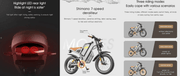 Kiwi eRide Kiwi eRide Coswheel E bike GT20 Electric Bike Coswheel E bike GT20 Electric Bike