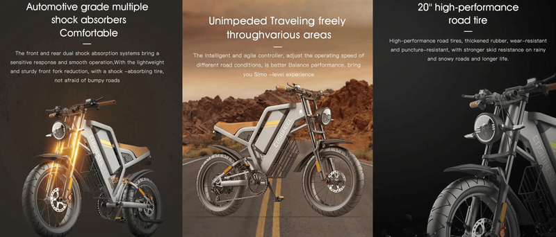 Kiwi eRide Kiwi eRide Coswheel E bike GT20 Electric Bike Coswheel E bike GT20 Electric Bike