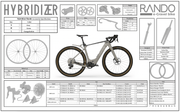 Kiwi eRide Kiwi eRide Hybridizer Rando E-Gravel Bike electric bike Hybridizer Rando E-Gravel Bike electric bike