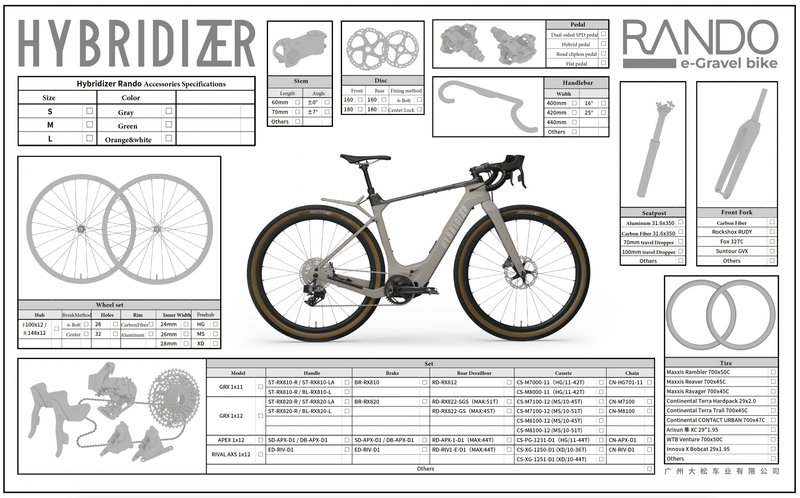 Kiwi eRide Kiwi eRide Hybridizer Rando E-Gravel Bike electric bike Hybridizer Rando E-Gravel Bike electric bike