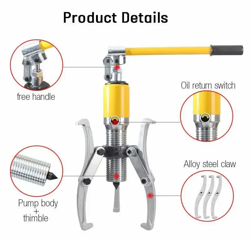 5T Hydraulic Bearing Gear Puller Separator Garage Tool by salelink.co.nz