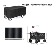 Ecotrek Foldable All-Terrain Wagon Cart 300L Heavy Duty Beach Cart XY1102 by ECOTREK