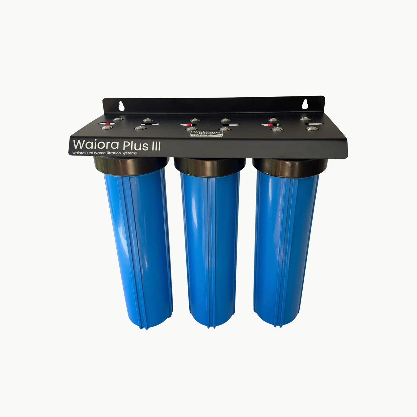 Waimana Waiora Plus III 20" Jumbo Triple Filter Housing Set - 3 Stage Whole House, Housing Only, Rainwater or Mains NZ by Filtration Station NZ