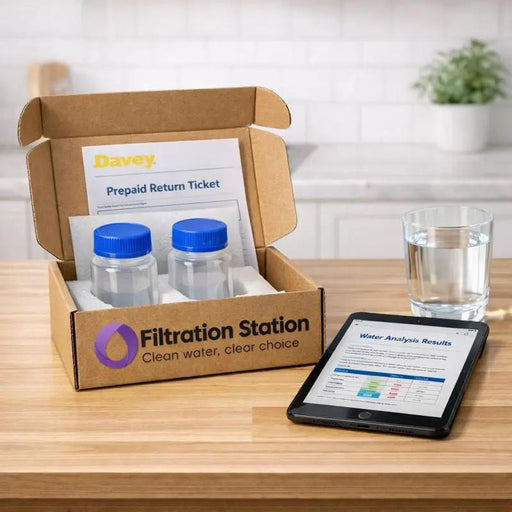 Davey Water Testing Service - Mail-In Lab Kit - Chemical or Biological NZ by Filtration Station NZ