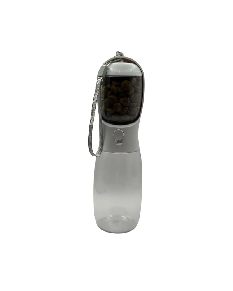 2 in 1 Portable Pet Bowl Bottle With Food Compartment by DogTreatNZ