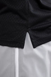 Wave Polo T-shirt Black by Fuaark Nz