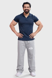 Wave Polo T-shirt Navy by Fuaark Nz