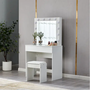 "York' LED Light Dressing Table and Stool by sue-e furniture