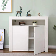 Panana' 2-door Side Cabinet with LED light (7colors) by sue-e furniture