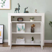Panana' 2-door Side Cabinet with LED light (7colors) by sue-e furniture