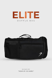 Elite Duffle Bag Black by Fuaark Nz