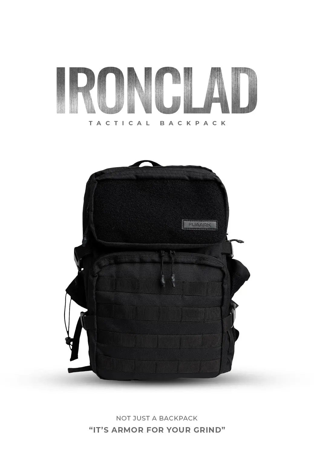 Ironclad Tactical Backpack Black by Fuaark Nz