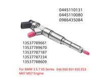 0445110131 13537789661 New Diesel Fuel Injector Nozzle For BMW 3 5 7 X5 Series E46 E60 E61 E65 E53 M47 M57 Engine by JBH AUTO PARTS