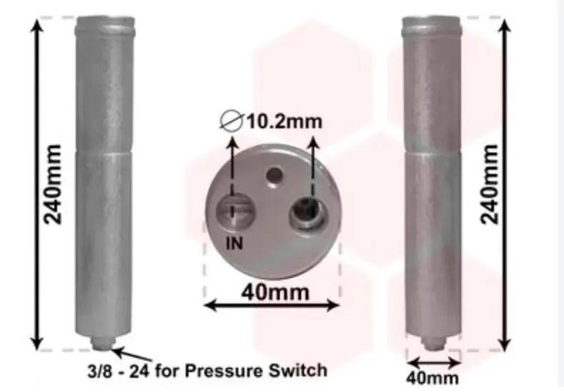 Dryer, air conditioning THERMOTEC 921314M420 T30 X-TRAIL QR25DE by JBH AUTO PARTS