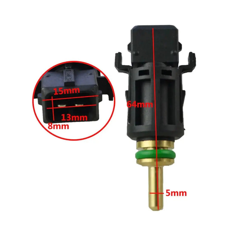 13621433077 Coolant Temperature Sensor in Lower Radiator Hose for BMW E87 E81 E46 E90 E91 5er E39 E60 F10 325i 525i 745i X3 X5 by JBH AUTO PARTS