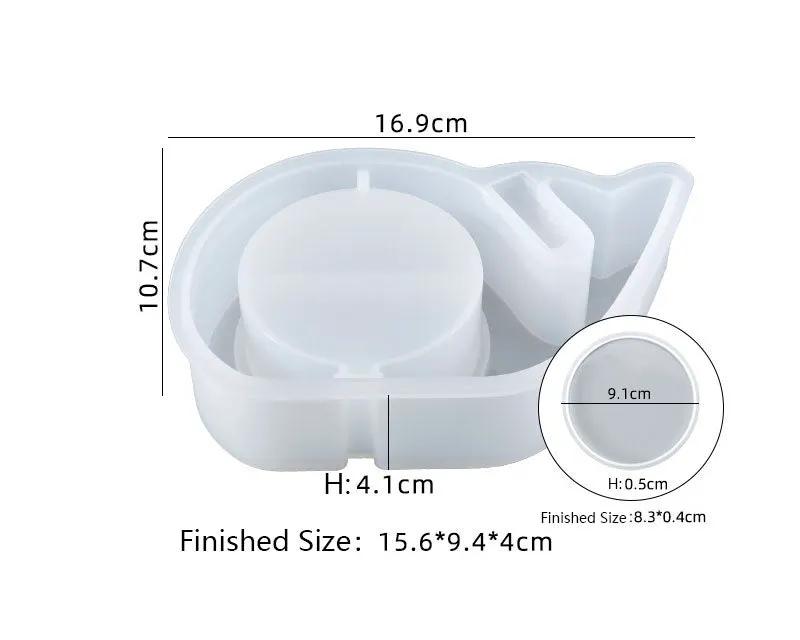 Money Box Money Bank Epoxy Silicone Casting Moulds for Money Storage with Lids by Resin Art NZ