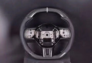 Mitsubishi Lancer EVOLUTION 10 Steering Wheel (Carbon Fiber+Perforated Leather) by CARBONISE