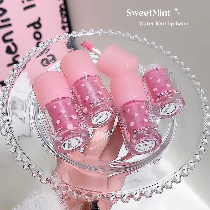 Sweet Mint Water Light Pink Lip Balm by Poppy Gifts