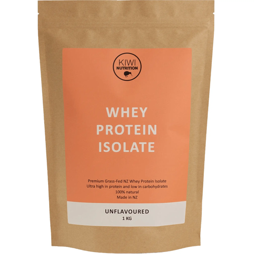 Whey Protein Isolate - Unflavoured 1kg by Kiwi Nutrition
