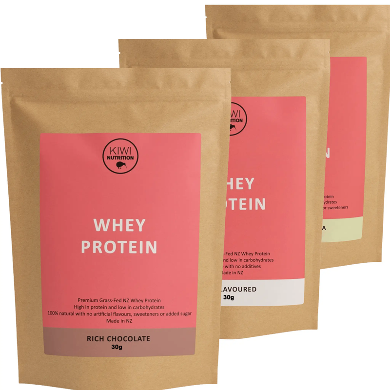 Whey Protein Sample Pack by Kiwi Nutrition