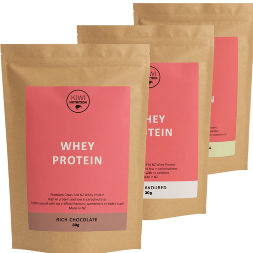 Whey Protein Sample Pack by Kiwi Nutrition