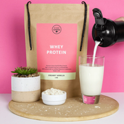 Whey Protein Powder - Vanilla 1kg by Kiwi Nutrition