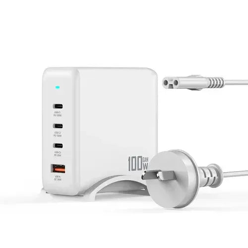 100W 4-Port PD GaN Ultra Fast Desktop Charging Station by BroDeals