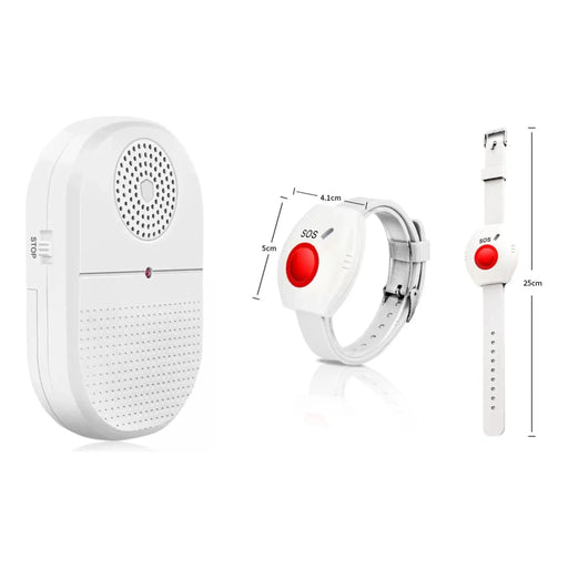 Wireless Caregiver Pager with SOS Call Button Watch by Eldertech