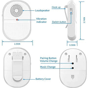 Wireless Caregiver Pager x 2 Call button Pendants by Eldertech