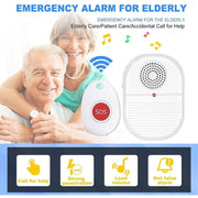 Wireless Caregiver Pager x 2 Call button Pendants by Eldertech