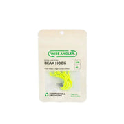Beak Hook - Extra Long Point Fluro Green by WISE ANGLER