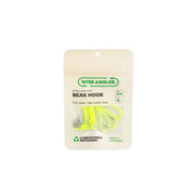 Beak Hook - Extra Long Point Fluro Green by WISE ANGLER