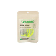 Beak Hook - Extra Long Point Fluro Green by WISE ANGLER