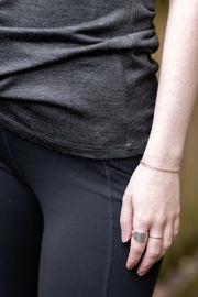 Women's Everyday Tank Top - 100% Merino Wool, Slate Grey by Merino 365 NZ