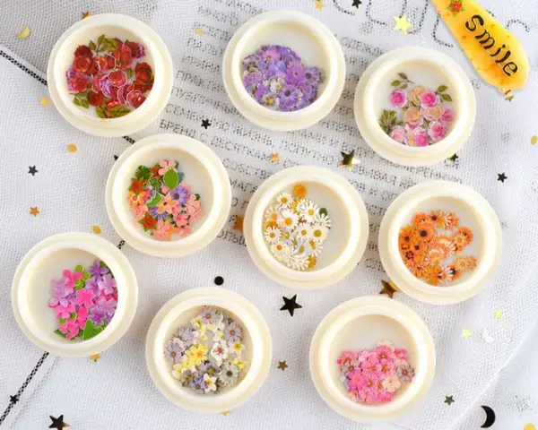 3D Ultra Thin Wood Pulp Flower Colorful Mixed Flowers Leaves Flakes by Resin Art NZ
