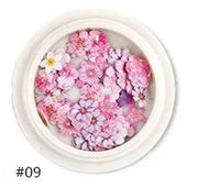 3D Ultra Thin Wood Pulp Flower Colorful Mixed Flowers Leaves Flakes by Resin Art NZ