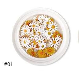 3D Ultra Thin Wood Pulp Flower Colorful Mixed Flowers Leaves Flakes by Resin Art NZ