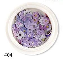 3D Ultra Thin Wood Pulp Flower Colorful Mixed Flowers Leaves Flakes by Resin Art NZ