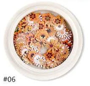 3D Ultra Thin Wood Pulp Flower Colorful Mixed Flowers Leaves Flakes by Resin Art NZ