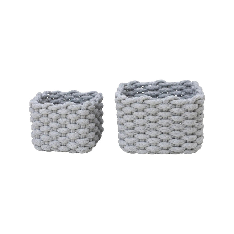 Frankly Cotton Woven Storage Basket by Nest & Stem Homewares
