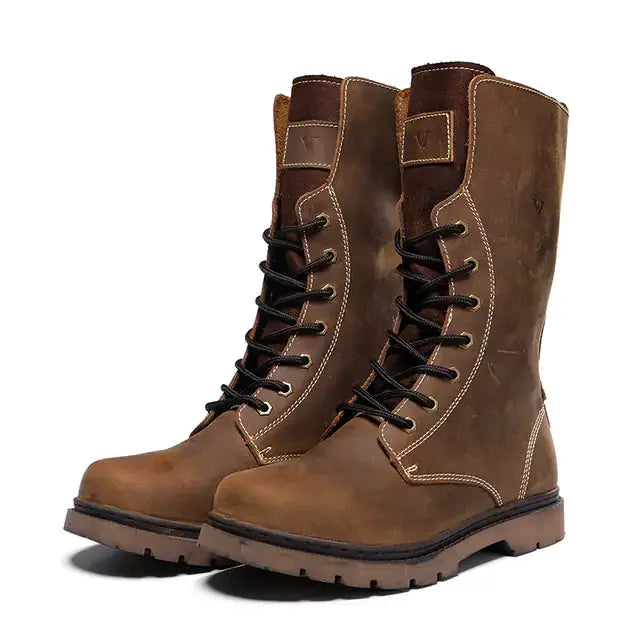 Men's Waterproof Leather Martin Boots | Hiking & Combat Boots by Mead's Supply & Equipment Outfitters limited
