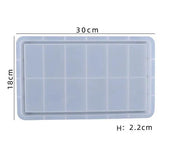 Rectangular Serving Board Coaster Tray Moulds - 01 by Resin Art NZ