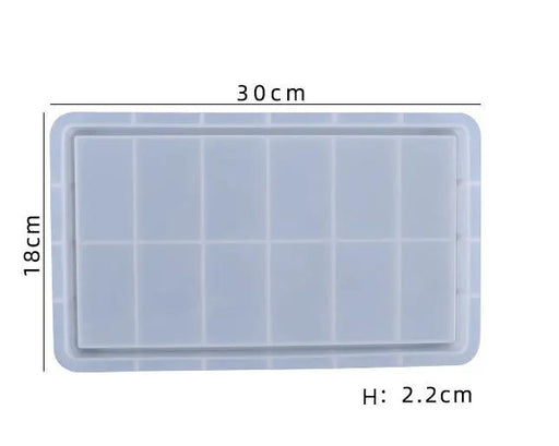 Rectangular Serving Board Coaster Tray Moulds - 01 by Resin Art NZ
