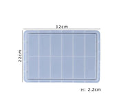Rectangular Serving Board Coaster Tray Moulds - 01 by Resin Art NZ