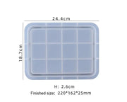 Rectangular Serving Board Coaster Tray Moulds - 02 by Resin Art NZ