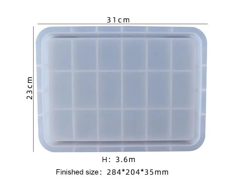 Rectangular Serving Board Coaster Tray Moulds - 02 by Resin Art NZ